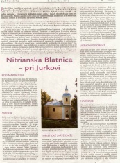 Nitrianska Blatnica - pri Jurkovi